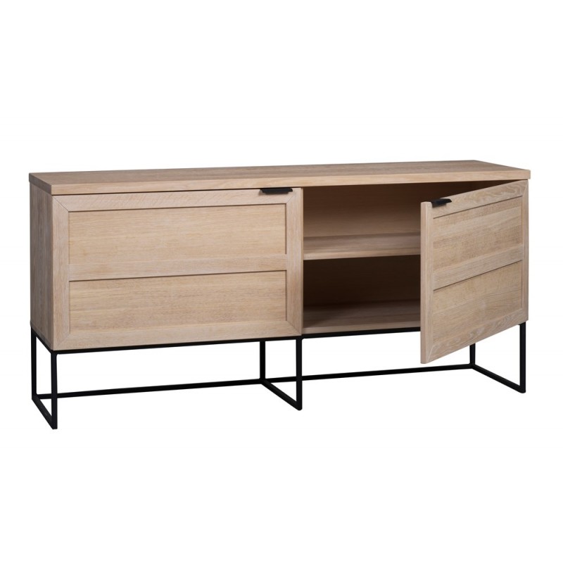 RO EVERETT SIDEBOARD WHITEWASH/BLACK